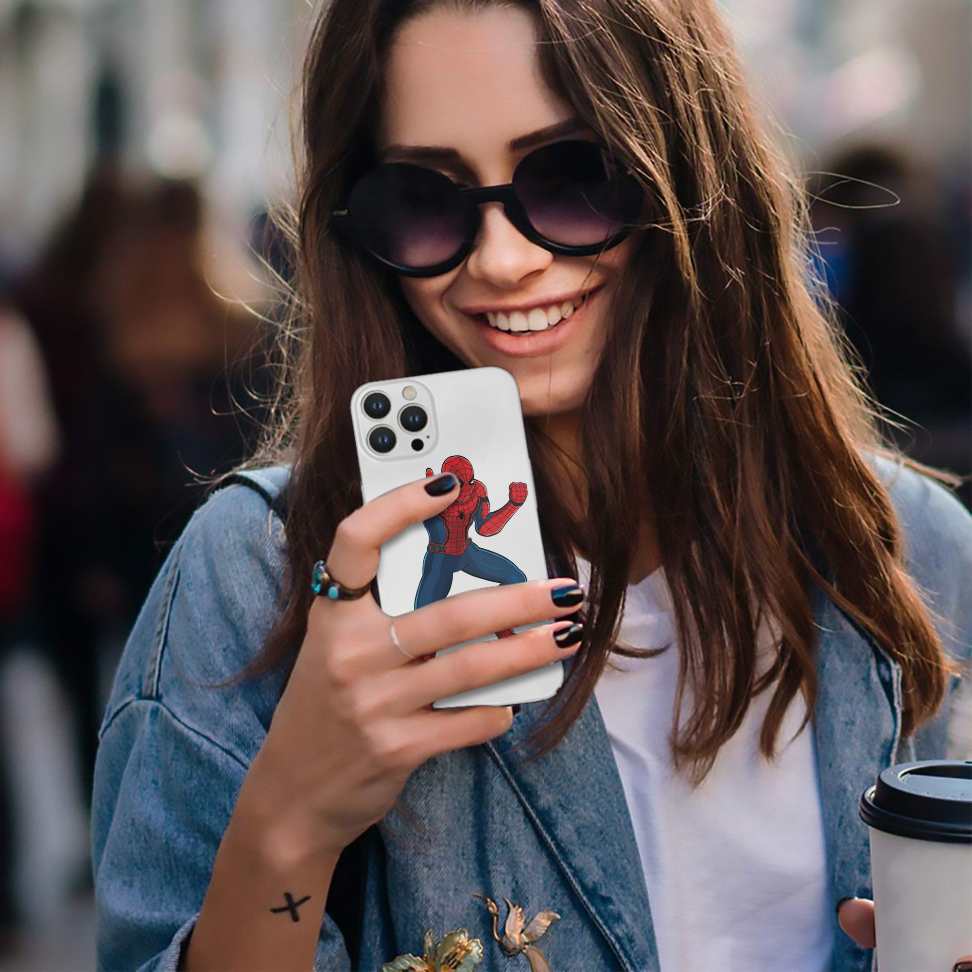 （画像用） Spider Man スパイダーマン 【iPhone 14シリーズ対応】ハードケース